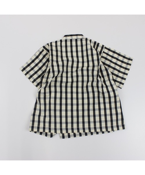 サッカーギンガム甚平(浴衣)|maarook(マルーク) サッカーギンガム甚平(浴衣)|maarook(マルーク)