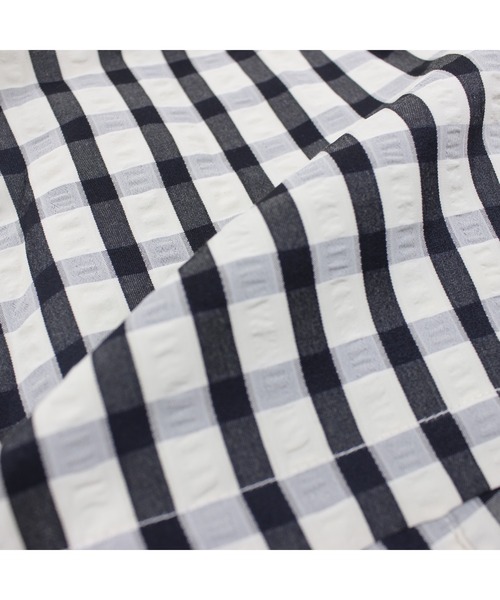 サッカーギンガム甚平(浴衣)|maarook(マルーク) サッカーギンガム甚平(浴衣)|maarook(マルーク)