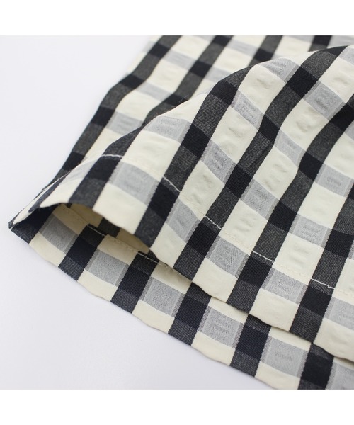 サッカーギンガム甚平(浴衣)|maarook(マルーク) サッカーギンガム甚平(浴衣)|maarook(マルーク)