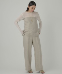 Chaos(カオス)/リネンヘリンボンチューブトップ