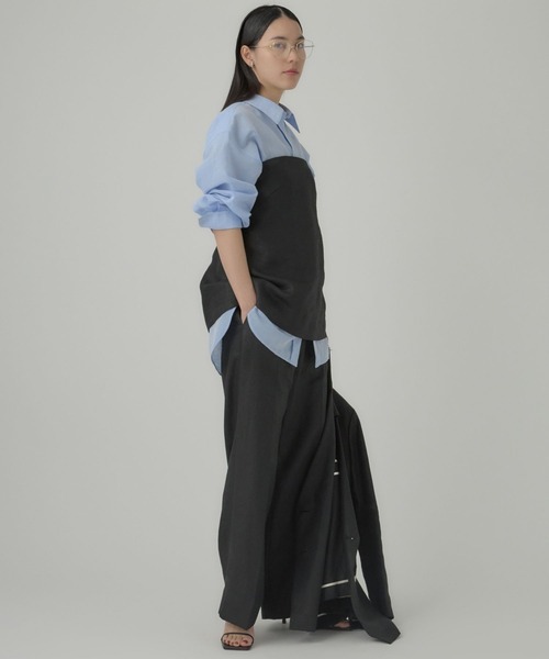 Chaos（カオス）の「Chaos(カオス)/リネンヘリンボンチューブトップ（チューブトップ・レディース・ブラック/ベージュ/モカ・FREE）」の19枚目の写真