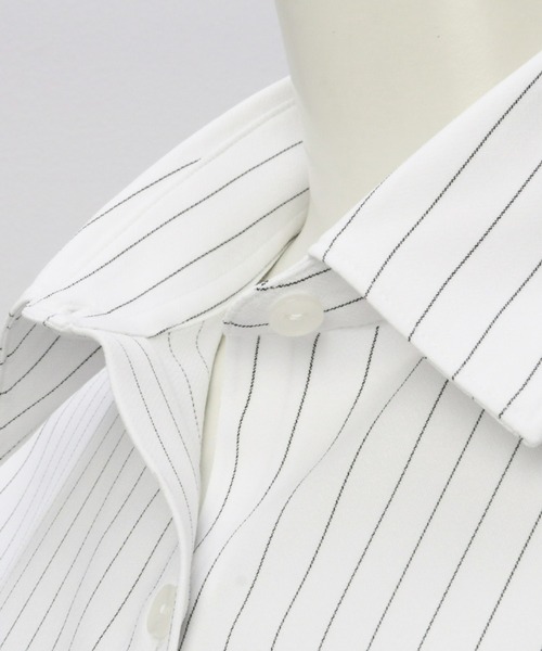 TOKYO SHIRTS（トウキョウシャツ）の「COFREX レギュラーカラーシャツ 長袖ブラウス（シャツ/ブラウス・レディース・ホワイト・M/L/LL/S）」の2枚目の写真