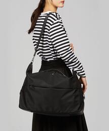 ✨agnes b アニエスベー　ナイロン 2WAYボストンバッグ　ブラック アニエスベー】軽くて便利！ナイロン 2wayボストンバッグ (Agnes