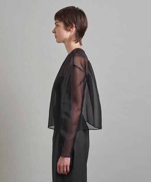 LOEFF（ロエフ）の「＜LOEFF＞シルク オーガンジーブラウス（シャツ 
