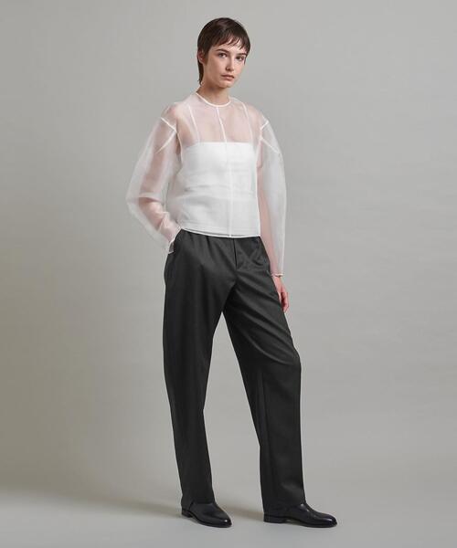 LOEFF（ロエフ）の「＜LOEFF＞シルク オーガンジーブラウス（シャツ 