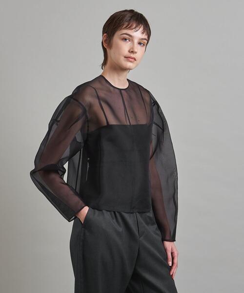 LOEFF（ロエフ）の「＜LOEFF＞シルク オーガンジーブラウス（シャツ