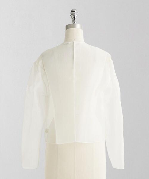 LOEFF（ロエフ）の「＜LOEFF＞シルク オーガンジーブラウス（シャツ 