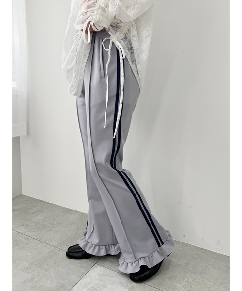 WC(ダブル シー)の「2ラインフリルフレアパンツ(その他パンツ・レディース・ブラック/グレー/ピンク・FREE)」の14枚目の写真