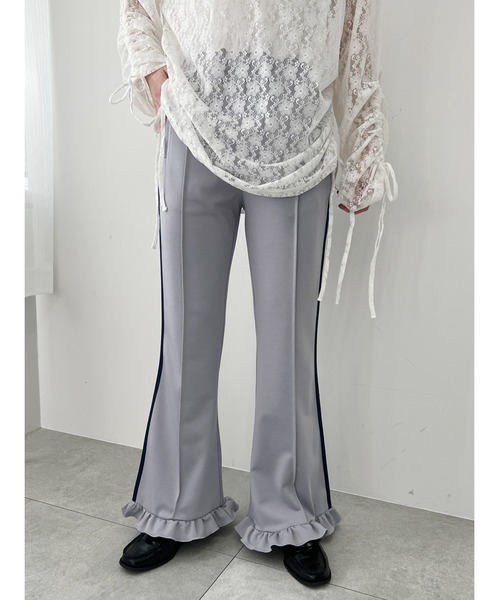WC(ダブル シー)の「2ラインフリルフレアパンツ(その他パンツ・レディース・ブラック/グレー/ピンク・FREE)」の15枚目の写真