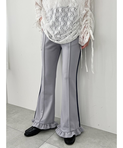 WC(ダブル シー)の「2ラインフリルフレアパンツ(その他パンツ・レディース・ブラック/グレー/ピンク・FREE)」の16枚目の写真