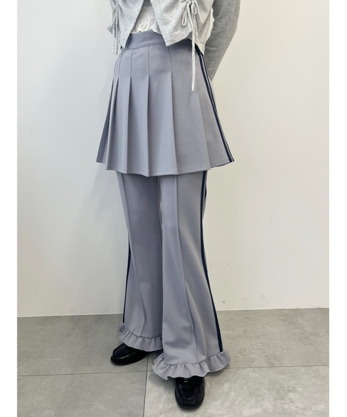WC（ダブル シー）の「2ラインフリルフレアパンツ（その他パンツ