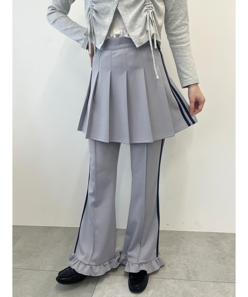 WC(ダブル シー)の「2ラインフリルフレアパンツ(その他パンツ・レディース・ブラック/グレー/ピンク・FREE)」の21枚目の写真