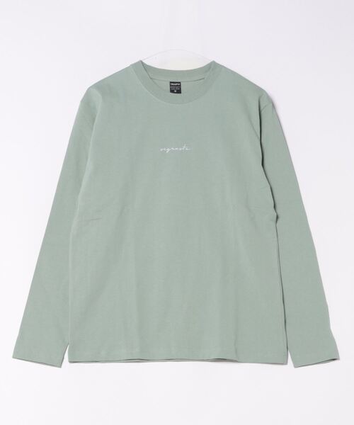 NO WAY(ノーウェイ)の「/ミドルウェイト クルーネック刺繍ロングスリーブカットソー(Tシャツ/カットソー・メンズ・ブラック/ミント/ホワイト・MEDIUM/LARGE)」の8枚目の写真