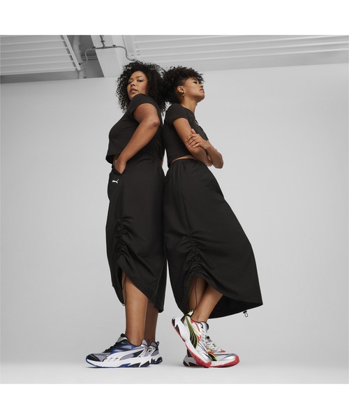 PUMA（プーマ）の「PUMA プーマ ウィメンズ デア トゥ ミディアム ウーブン スカート（スカート・レディース・オリーブ/ブラック・X-SMALL/LARGE/MEDIUM/SMALL）」の3枚目の写真