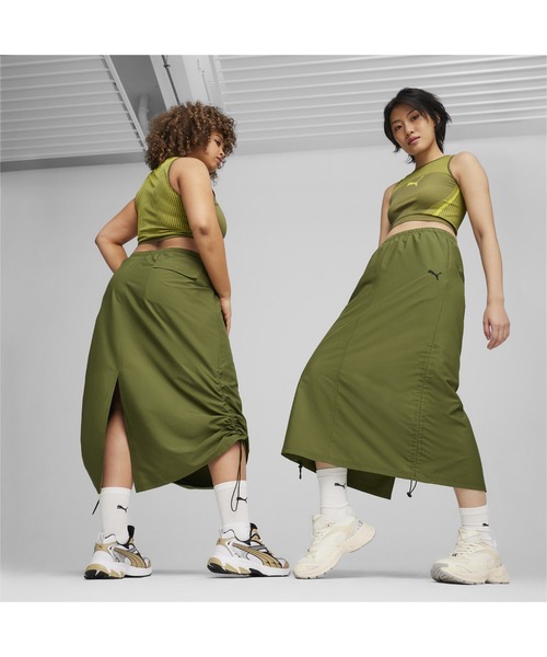 PUMA（プーマ）の「PUMA プーマ ウィメンズ デア トゥ ミディアム ウーブン スカート（スカート・レディース・オリーブ/ブラック・X-SMALL/LARGE/MEDIUM/SMALL）」の10枚目の写真