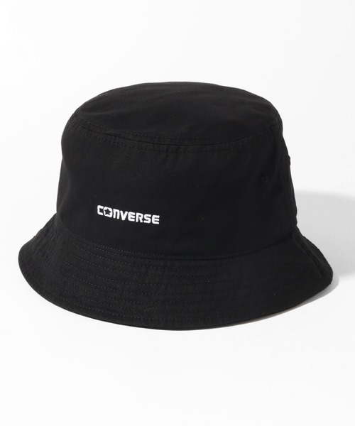 CONVERSE(コンバース)の「【CONVERSE/コンバース】オーガニックコットン ツイル ロゴバケットハット(ハット・メンズ・ベージュ/ネイビー/ホワイト/ブラック・FREE)」の4枚目の写真