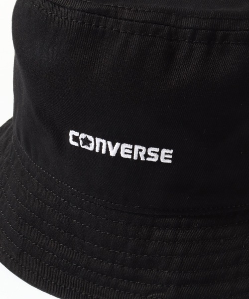 CONVERSE(コンバース)の「【CONVERSE/コンバース】オーガニックコットン ツイル ロゴバケットハット(ハット・メンズ・ベージュ/ネイビー/ホワイト/ブラック・FREE)」の9枚目の写真