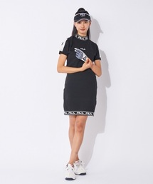 【FILA GOLF/フィラゴルフ】レディースモックネックワンピース　ゴルフ