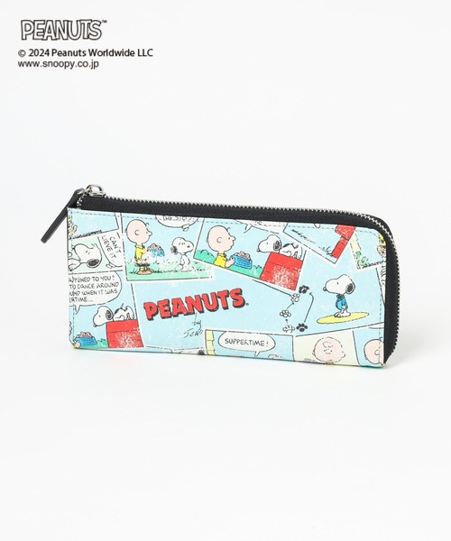 LEPSIM（レプシィム）の「【PEANUTS】コミック長財布　996631（財布・レディース・アイボリー/ブラック・ONE SIZE）」の4枚目の写真