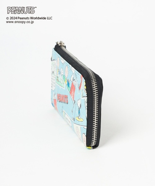 LEPSIM（レプシィム）の「【PEANUTS】コミック長財布　996631（財布・レディース・アイボリー/ブラック・ONE SIZE）」の5枚目の写真