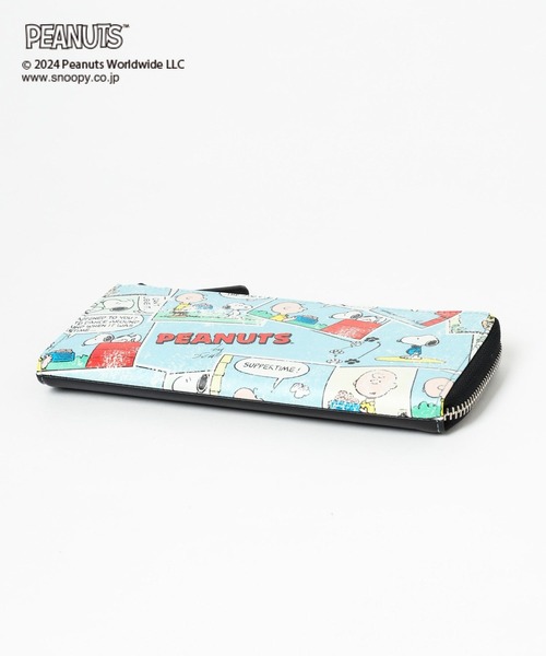 LEPSIM（レプシィム）の「【PEANUTS】コミック長財布　996631（財布・レディース・アイボリー/ブラック・ONE SIZE）」の7枚目の写真
