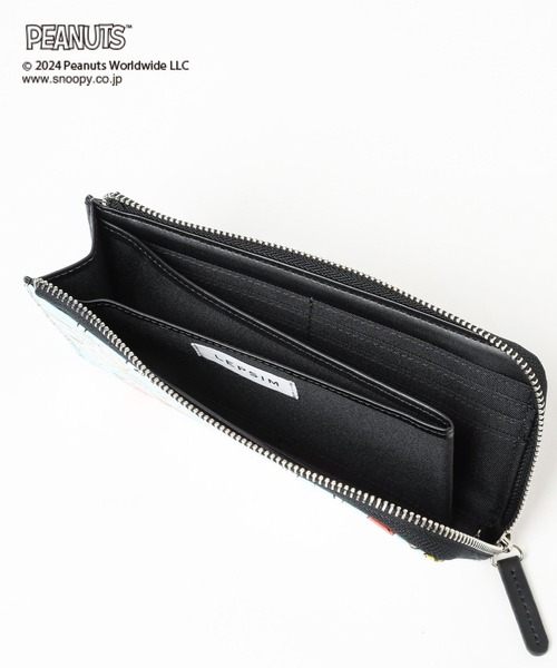 LEPSIM（レプシィム）の「【PEANUTS】コミック長財布　996631（財布・レディース・アイボリー/ブラック・ONE SIZE）」の9枚目の写真