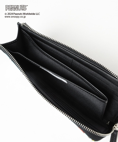 LEPSIM（レプシィム）の「【PEANUTS】コミック長財布　996631（財布・レディース・アイボリー/ブラック・ONE SIZE）」の11枚目の写真