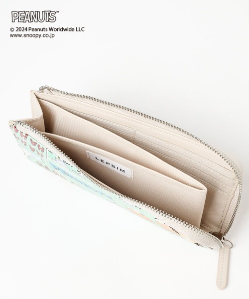 LEPSIM（レプシィム）の「【PEANUTS】コミック長財布　996631（財布・レディース・アイボリー/ブラック・ONE SIZE）」の14枚目の写真