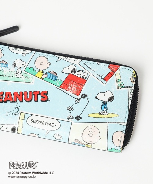 LEPSIM（レプシィム）の「【PEANUTS】コミック長財布　996631（財布・レディース・アイボリー/ブラック・ONE SIZE）」の17枚目の写真