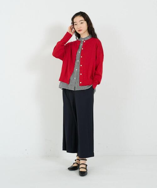 conges payes ADIEU TRISTESSE（コンジェ ペイエ アデュートリステス）の「スムースリラックスパンツ（その他パンツ・レディース・モカ/ネイビー・FREE）」の20枚目の写真