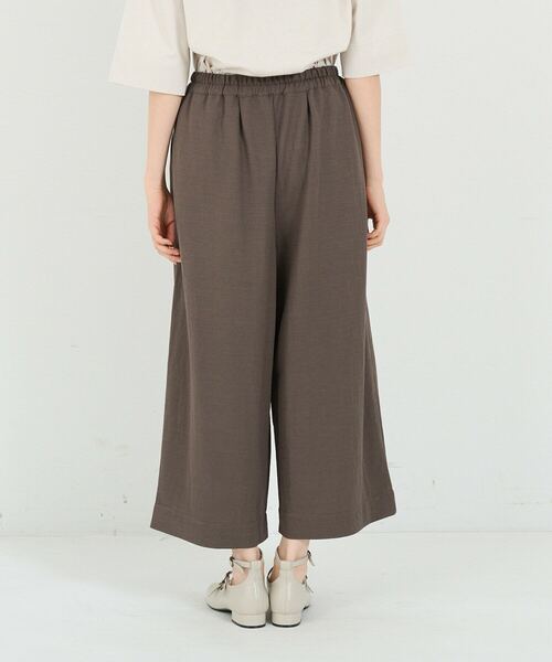 conges payes ADIEU TRISTESSE（コンジェ ペイエ アデュートリステス）の「スムースリラックスパンツ（その他パンツ・レディース・モカ/ネイビー・FREE）」の15枚目の写真