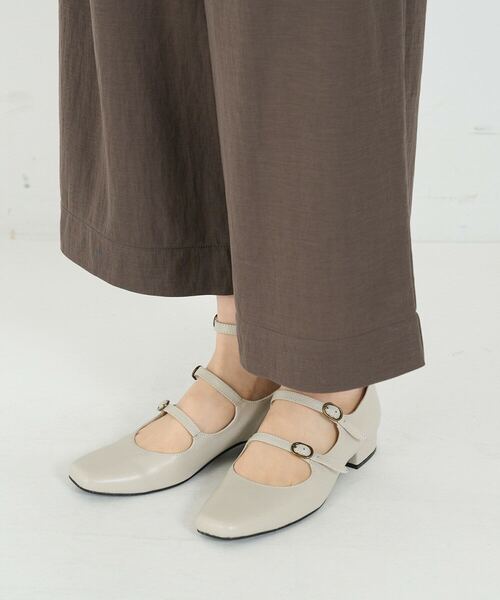 conges payes ADIEU TRISTESSE（コンジェ ペイエ アデュートリステス）の「スムースリラックスパンツ（その他パンツ・レディース・モカ/ネイビー・FREE）」の19枚目の写真