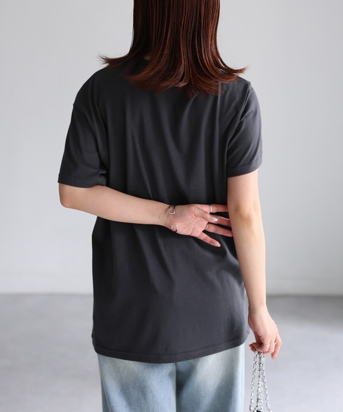 セール】めがねキツネ胸刺繍半袖Tシャツ（Tシャツ/カットソー
