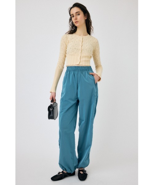 MOUSSY(マウジー)の「CROCHET KNIT CROPPED カーディガン(カーディガン/ボレロ・レディース・ライトグリーン/ダークブラウン/アイボリー・FREE)」の6枚目の写真