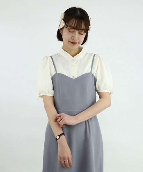 F i.n.t（フィント）の「ダブルリボンマーメイドキャミワンピース/fint（ワンピース・レディース・チャコール/ラベンダー・FREE）」の20枚目の写真