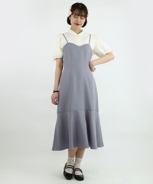 F i.n.t（フィント）の「ダブルリボンマーメイドキャミワンピース/fint（ワンピース・レディース・チャコール/ラベンダー・FREE）」の21枚目の写真