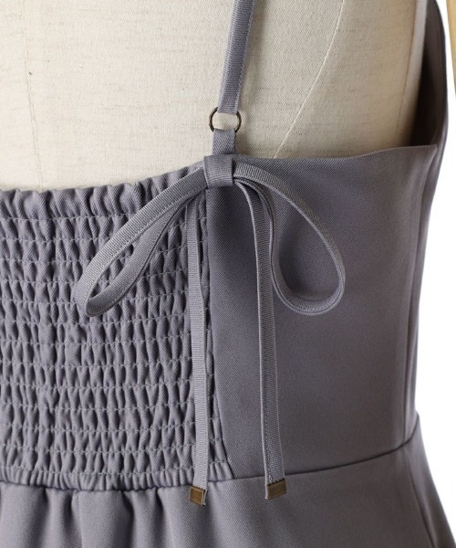 F i.n.t（フィント）の「ダブルリボンマーメイドキャミワンピース/fint（ワンピース・レディース・チャコール/ラベンダー・FREE）」の12枚目の写真