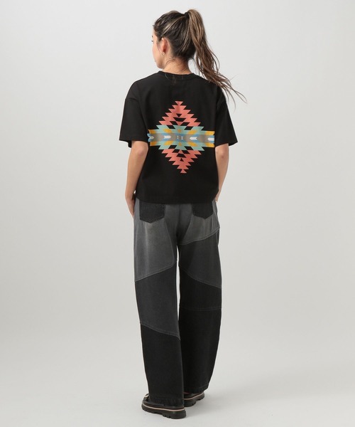 PENDLETON(ペンドルトン)の「【PENDLETON(ペンドルトン)】別注プリントショートTシャツ(Tシャツ/カットソー・レディース・オフホワイト/イエロー/ブラック・FREE)」の8枚目の写真