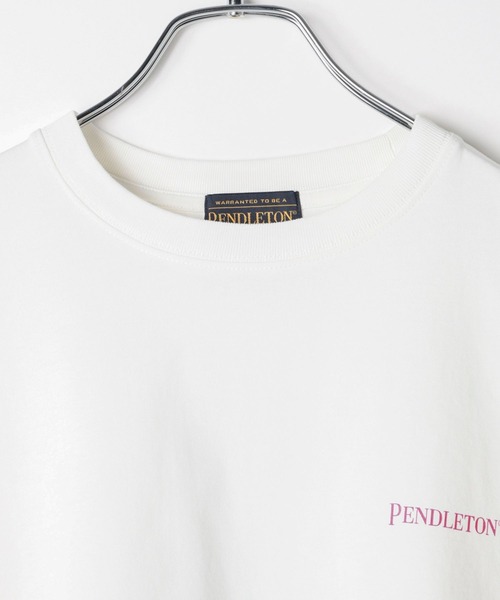 PENDLETON(ペンドルトン)の「【PENDLETON(ペンドルトン)】別注プリントショートTシャツ(Tシャツ/カットソー・レディース・オフホワイト/イエロー/ブラック・FREE)」の22枚目の写真