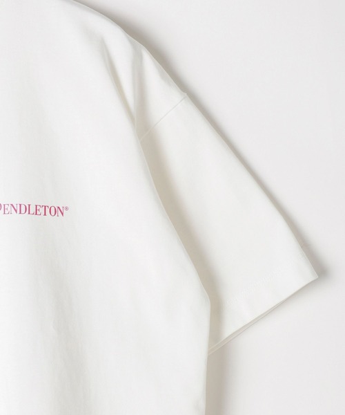PENDLETON(ペンドルトン)の「【PENDLETON(ペンドルトン)】別注プリントショートTシャツ(Tシャツ/カットソー・レディース・オフホワイト/イエロー/ブラック・FREE)」の21枚目の写真