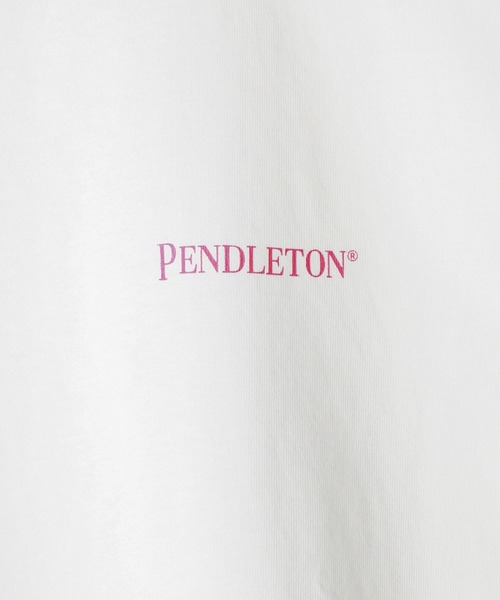 PENDLETON(ペンドルトン)の「【PENDLETON(ペンドルトン)】別注プリントショートTシャツ(Tシャツ/カットソー・レディース・オフホワイト/イエロー/ブラック・FREE)」の18枚目の写真