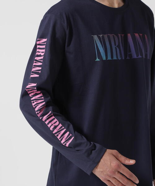 GILDAN Smells Like Nirvana 長袖カットソー L THRIFTY LOOK】 