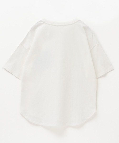 EDWIN(エドウィン)の「C17 DENIMPOCKET ROUND TEE cotton100(Tシャツ/カットソー・レディース・ホワイト/ベージュ/ブラック/ホワイト系その他・L/M)」の7枚目の写真