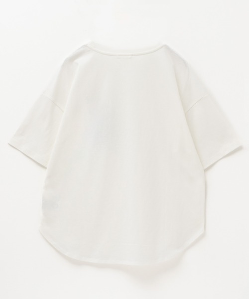 EDWIN(エドウィン)の「C17 DENIMPOCKET ROUND TEE cotton100(Tシャツ/カットソー・レディース・ホワイト/ベージュ/ブラック/ホワイト系その他・L/M)」の9枚目の写真