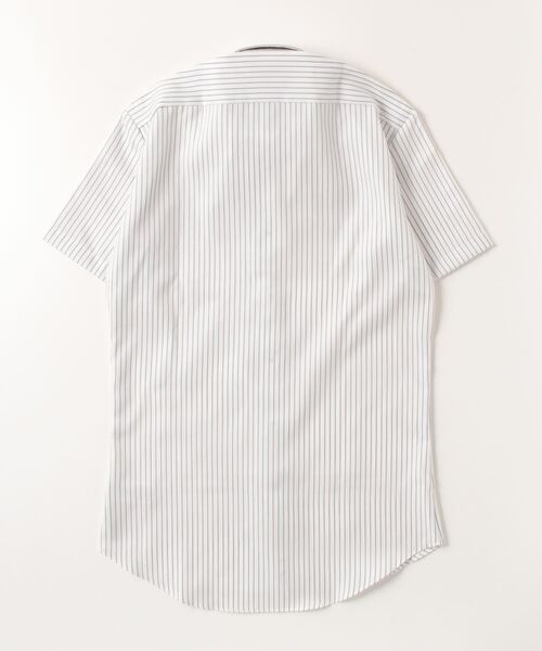 TOKYO SHIRTS（トウキョウシャツ）の「超形態安定ノーアイロン ドゥエボットーニ 半袖ビジネスワイシャツ（ビジネスシャツ・メンズ・ブルー・首回り43cm/首回り42cm/首回り41cm/首回り39cm/首回り37cm）」の6枚目の写真