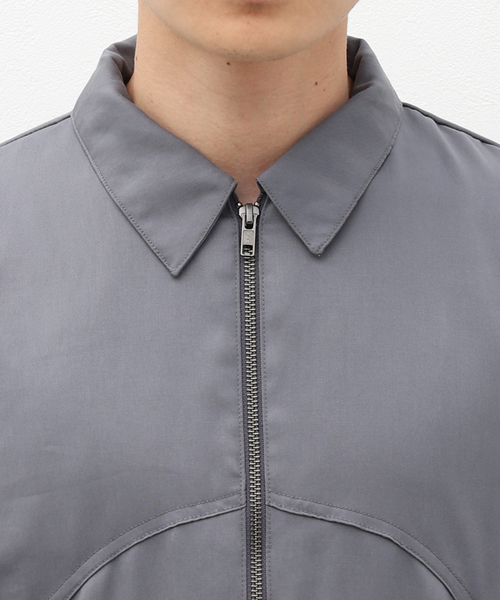 【極美品】モニタリー ウエスタンドリズリージャケット ギャバジン ダブルジッパー 極美品】モニタリー ウエスタンドリズリージャケット ギャバジン