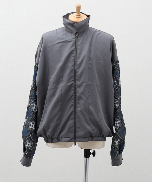 MONITALY（モニタリー）の「MONITALY / モニタリー Western Drizzler Jacket M31027（ブルゾン・メンズ・チャコールグレー/サックスブルー・LARGE/MEDIUM）」の5枚目の写真