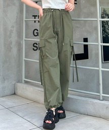 INGNI | サイドストラップナイロンカーゴ/パンツ(カーゴパンツ)