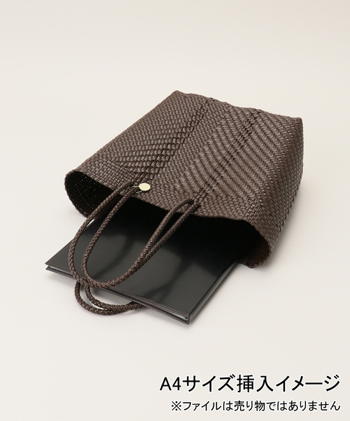 Letra(レトラ)の「LETRA/レトラ MERCADO BOAT STYLE(トートバッグ・レディース・ホワイト/ブラウン・FREE)」の7枚目の写真
