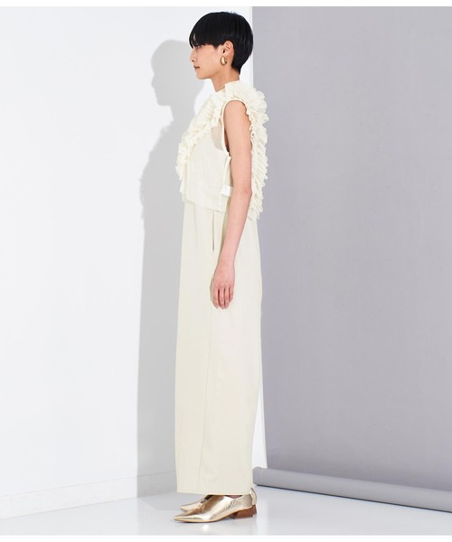 Settimissimo（セッティミッシモ）の「チュールジレ オールインワン セットアップ（つなぎ/オールインワン・レディース・ブラック/ベージュ・FREE）」の18枚目の写真